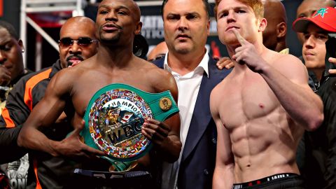 'Canelo' dijo que no será él quien enfrente a Mayweather en su pelea del retiro.