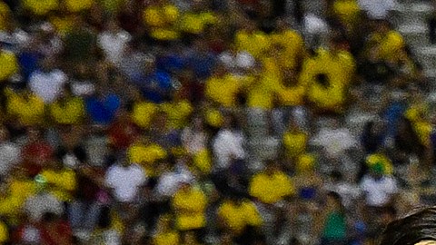 Carlos Villagrán convivió con los jugadores en Sao Paulo.