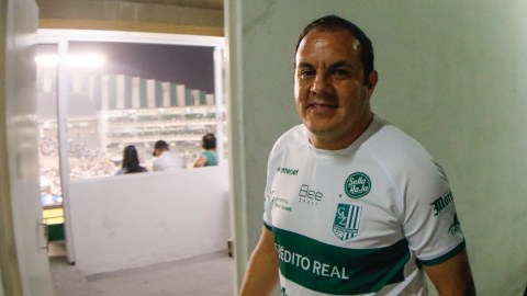 El gobernador de Morelos alentó a los jugadores.