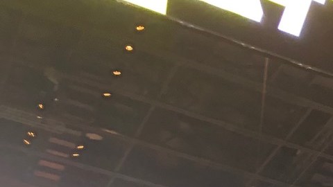 La arena del MGM Grand en las peleas preliminares.