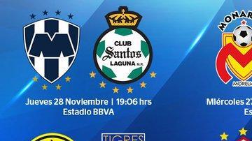 Los duelos iniciarán el miércoles 27 de noviembre