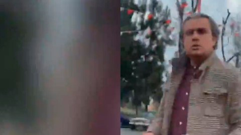 El sujeto después de disculpó con la mujer.