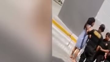 La mujer agredió a su propio hijo y a la amante.