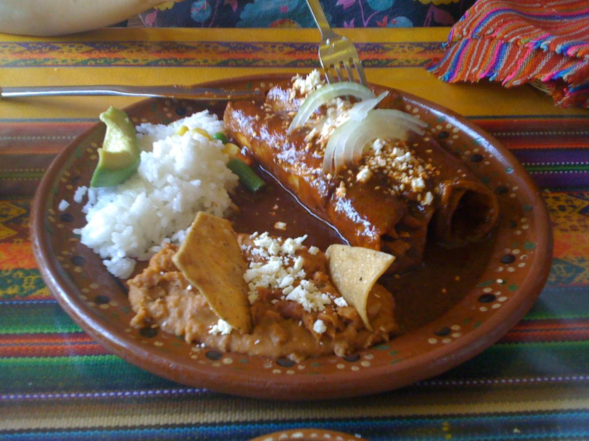 El auténtico sabor mexicano: Receta de enmoladas de pollo - La Opinión