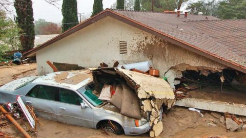 La tormenta puede traer deslaves, en especial en zonas afectadas por recientes incendios.