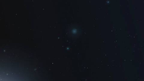 Esta imagen de un artista  muestra una de las naves Voyager de la NASA entrando en el espacio interestelar.