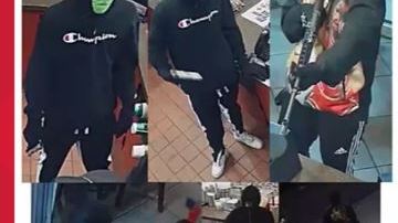 Los sospechosos robaron un Wingstop ubicado en la cuadra 400 de la calle West Little York.