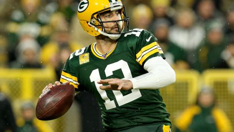 Aaron Rodgers, QB de los Green Bay Packers de la NFL.