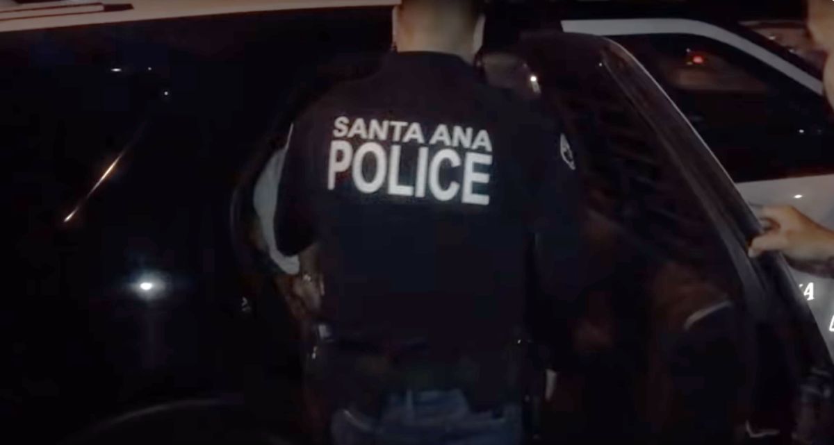 La POolicía de Santa Ana informó sobre el operativo.