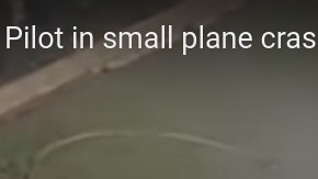 Accidete de aviación en Upland