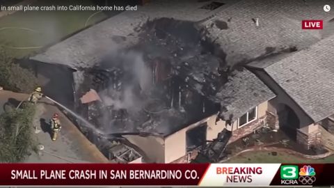 Accidete de aviación en Upland