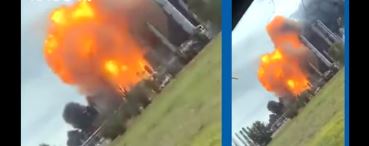 Los bomberos se encuentran tratando de contener el fuego.