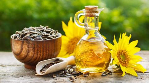Aceite de Girasol para masajes.