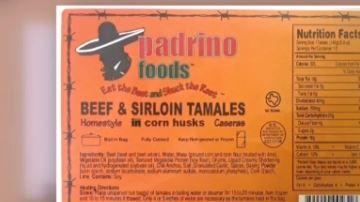 Los tamales son de la marca Padrino Foods, una reconocida compañía de Irving (Texas).