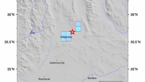 Temblor 3.4 en Ridgecrest, California.