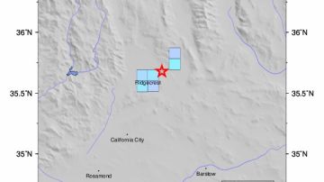 Temblor 3.4 en Ridgecrest, California.