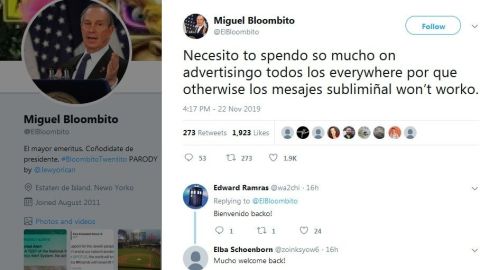 La página nació en "Estaten de Island, Newo Yorko"