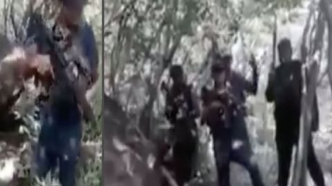 VIDEO: Lugarteniente del Mencho amenaza tras avistamiento de las 100 trocas del CJNG en Tepalcatepec
