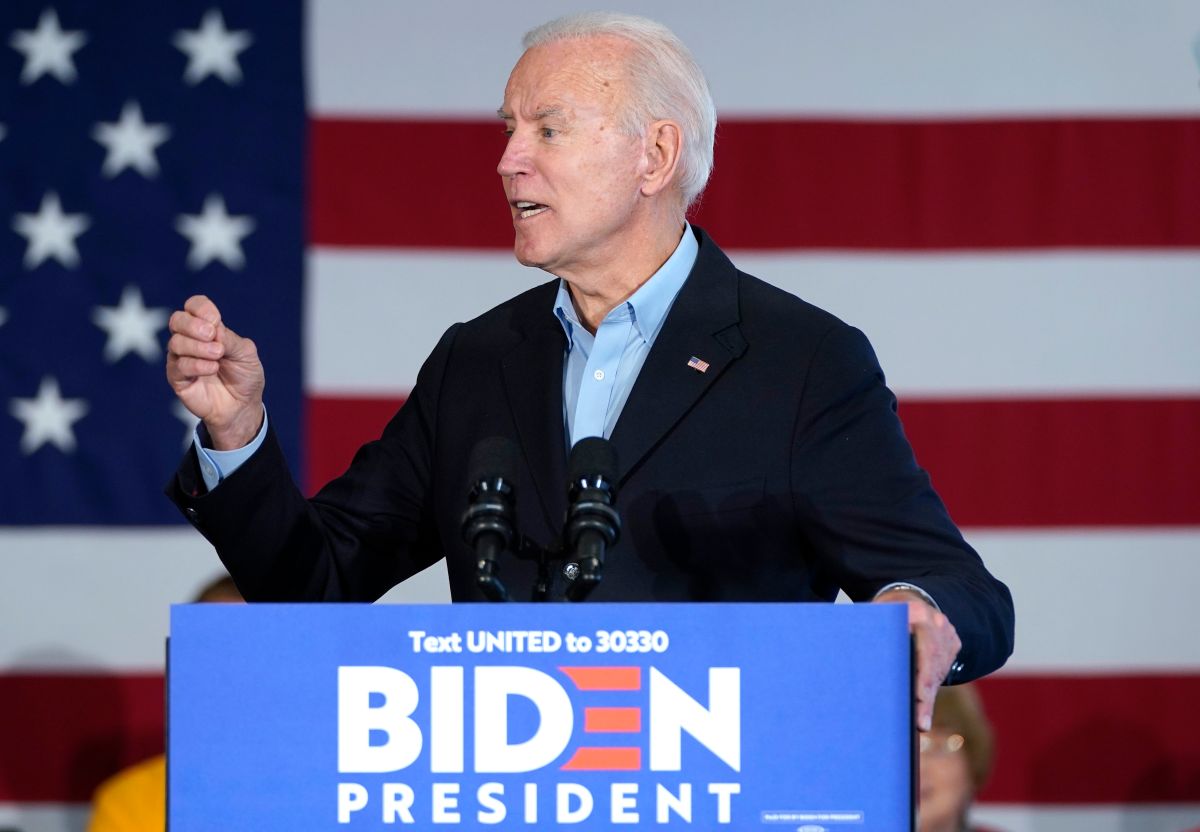 Candidato a la presidencia de EEUU, Joe Biden. (Photo by WIN MCNAMEE / GETTY IMAGES NORTH AMERICA / AFP)