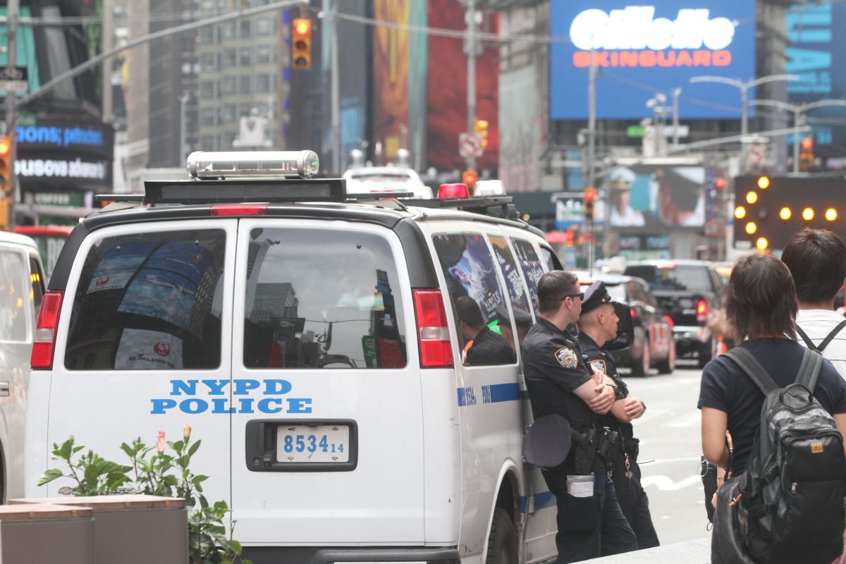 NYPD en Times Sq, NYC
