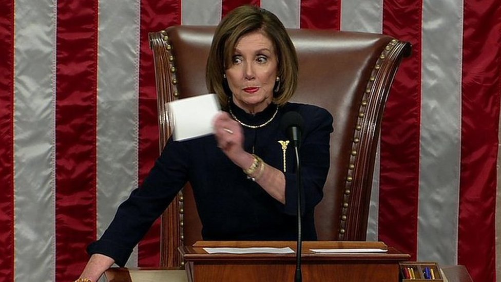 Nancy Pelosi fue una de las grandes impulsoras del "impeachment" a Trump.