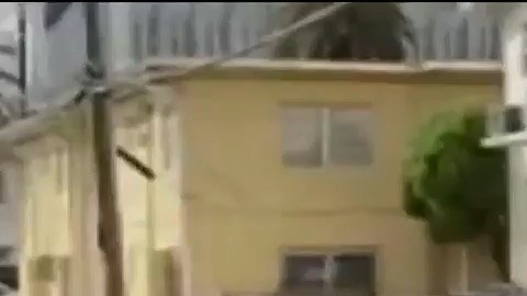 El momento de su detención fue captado por un teléfono celular.