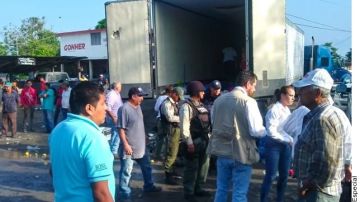 Migrantes rescatados en México.