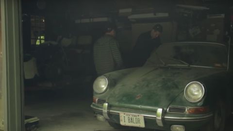 Porsche 912 abandonado por más de 12 años.