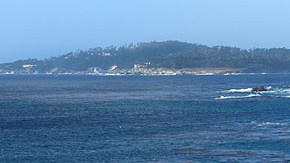 Carmel River State Beach en el condado de Monterrey.