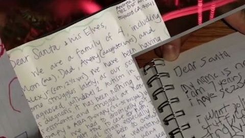 Algunas de las misivas recibidas