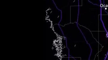 El frente frío en Florida.