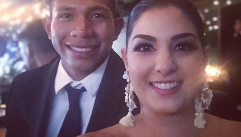El jugador de Morelia se casó con Ana Siucho.