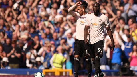 Smalling y Lukaku jugaron juntos en el Manchester United.