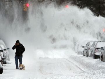 El fenómeno meteorológico llega también a Nueva York.
