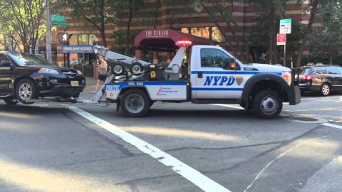 Grúa NYPD