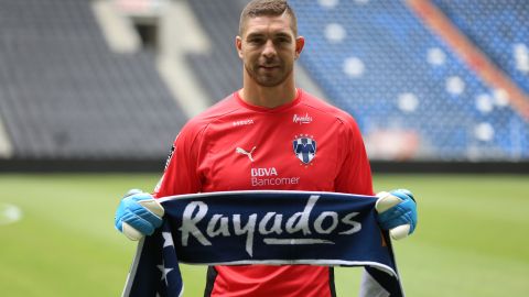 Juan Pablo Carrizo en el 2017, cuando llegó a Monterrey.