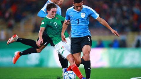 Sebastián Cáceres es seleccionado sub 20 de Uruguay.