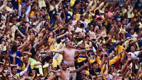 La afición del América siempre está presente.