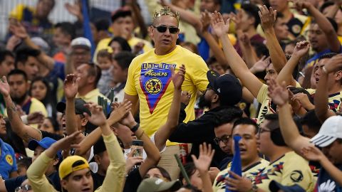 La afición del América mostrando siempre su compromiso.