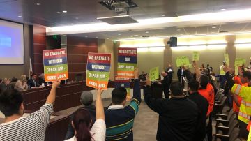 La comunidad se mostró en contra del proyecto. / foto: San Bernardino Airport Communities