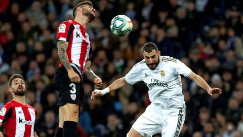 El Madrid luchó todo el partido pero no pudo abrir el marcador ante un férreo Athletic.