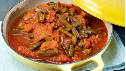 Chicharrón en salsa morita