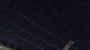 Las figuras de Jesús, María y José, colocadas en jaulas separadas en el nacimiento que causó polémica.