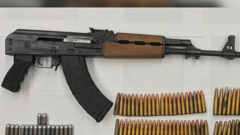 El arma decomisada