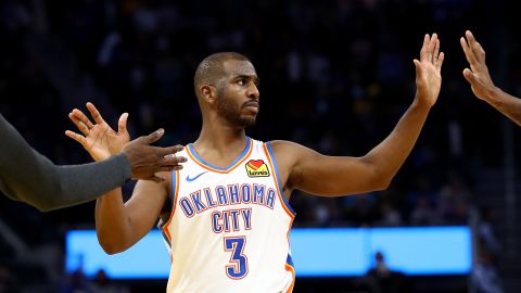 Chris Paul, jugador del Oklahoma City Thunder.