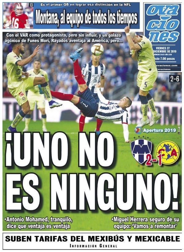 Quién es quién? Estas son las cifras de América y Monterrey de cara a la  final del futbol mexicano - El Diario NY