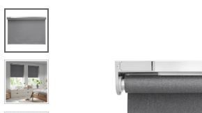 Las persianas inteligentes Fyrtur de Ikea vienen en diferentes medidas.