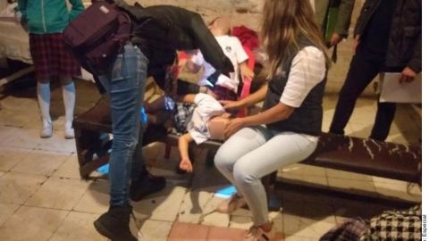 Menores rescatados de albergue.