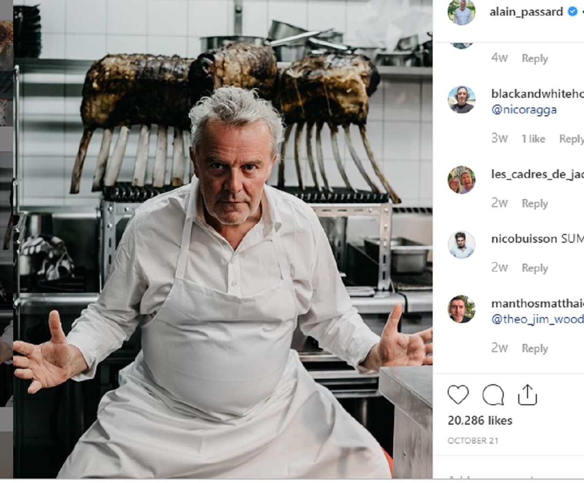 Alain Passard, quien ha retenido tres estrellas Michelin en su restaurante Arpège y en 2019 recibió el Chefs ‘Choice Award en los premios The World’s 50 Best Restaurants.