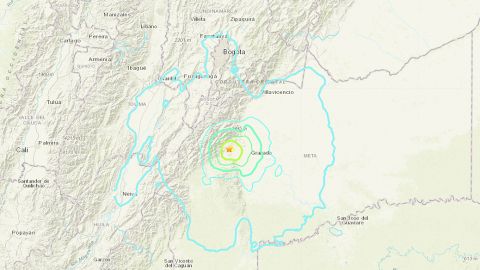 El foco sísmico fue a 10 km de profundidad y el epicentro estuvo ubicado a 33,4 km al este de Granada.